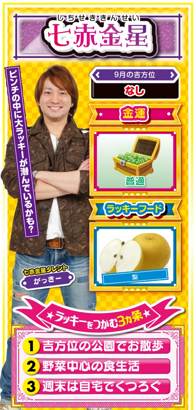 七赤金星占い結果