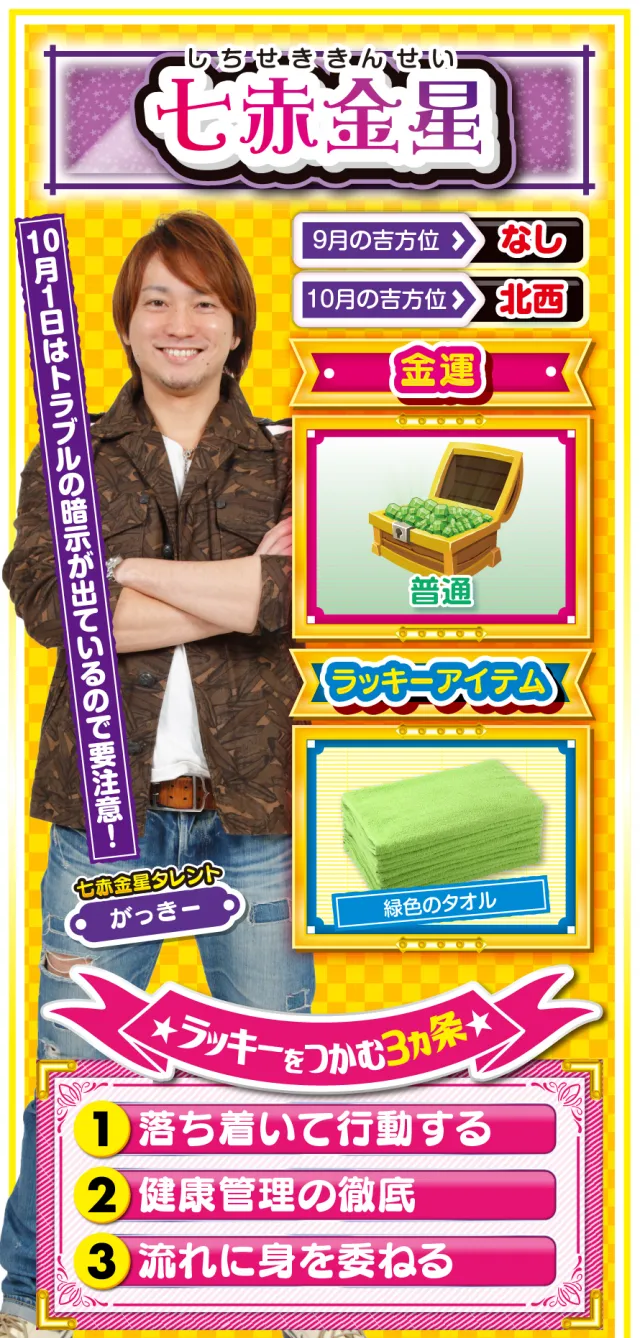七赤金星占い結果