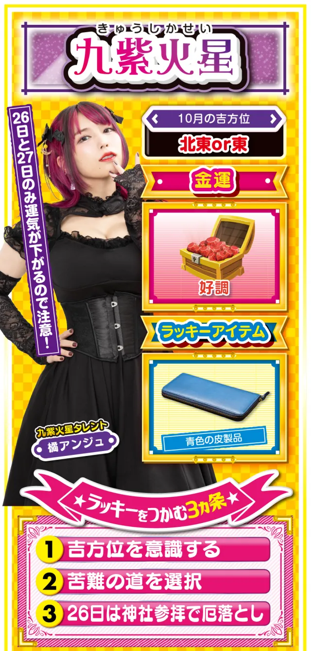 九紫火星占い結果