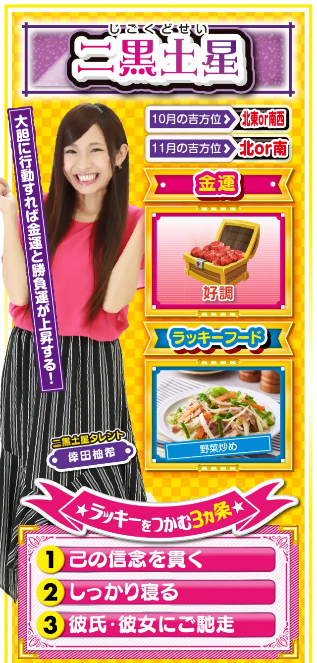 二黒土星占い結果