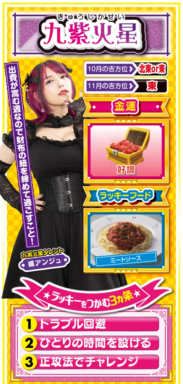 九紫火星占い結果
