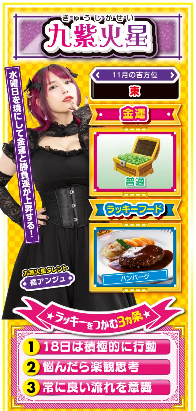 九紫火星占い結果