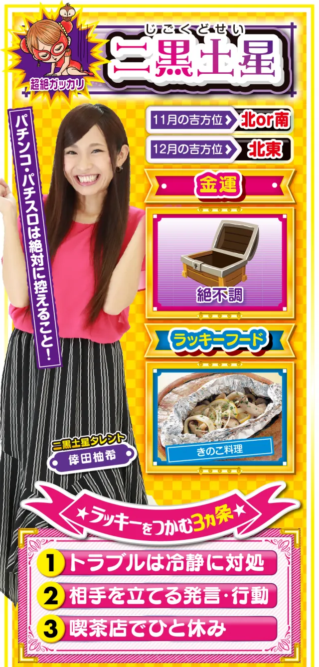 二黒土星占い結果