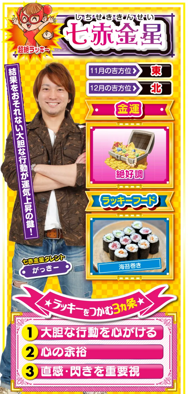 七赤金星占い結果