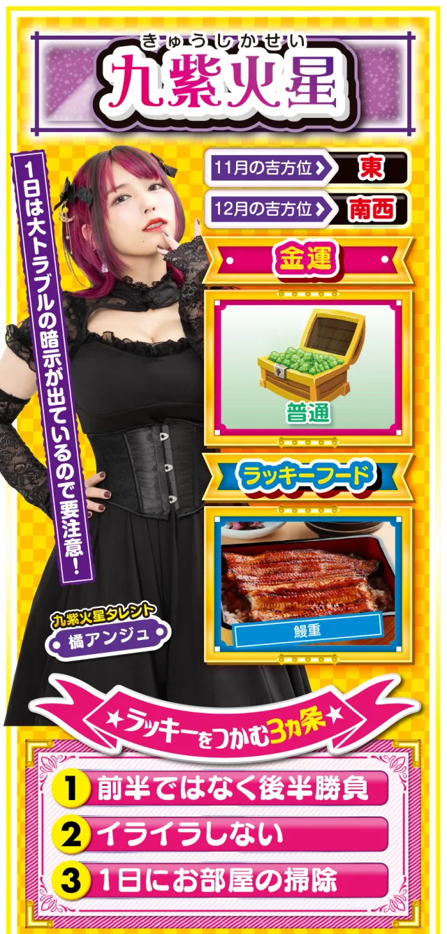 九紫火星占い結果
