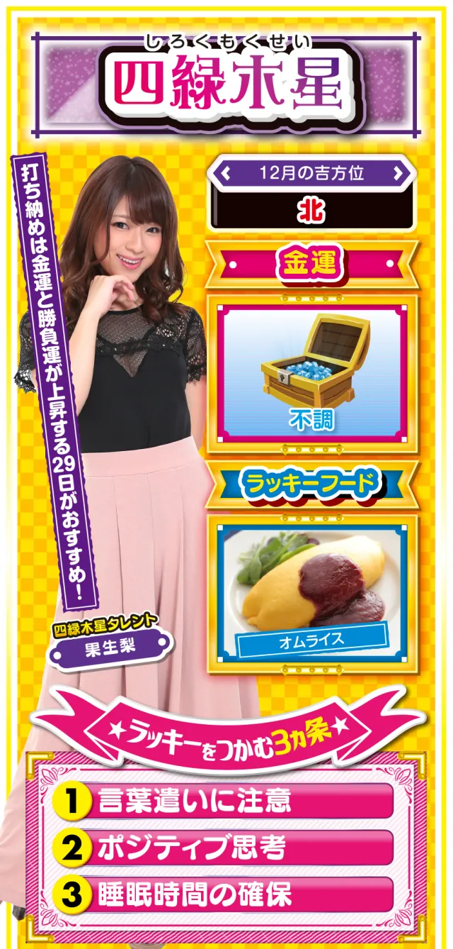 四緑木星占い結果