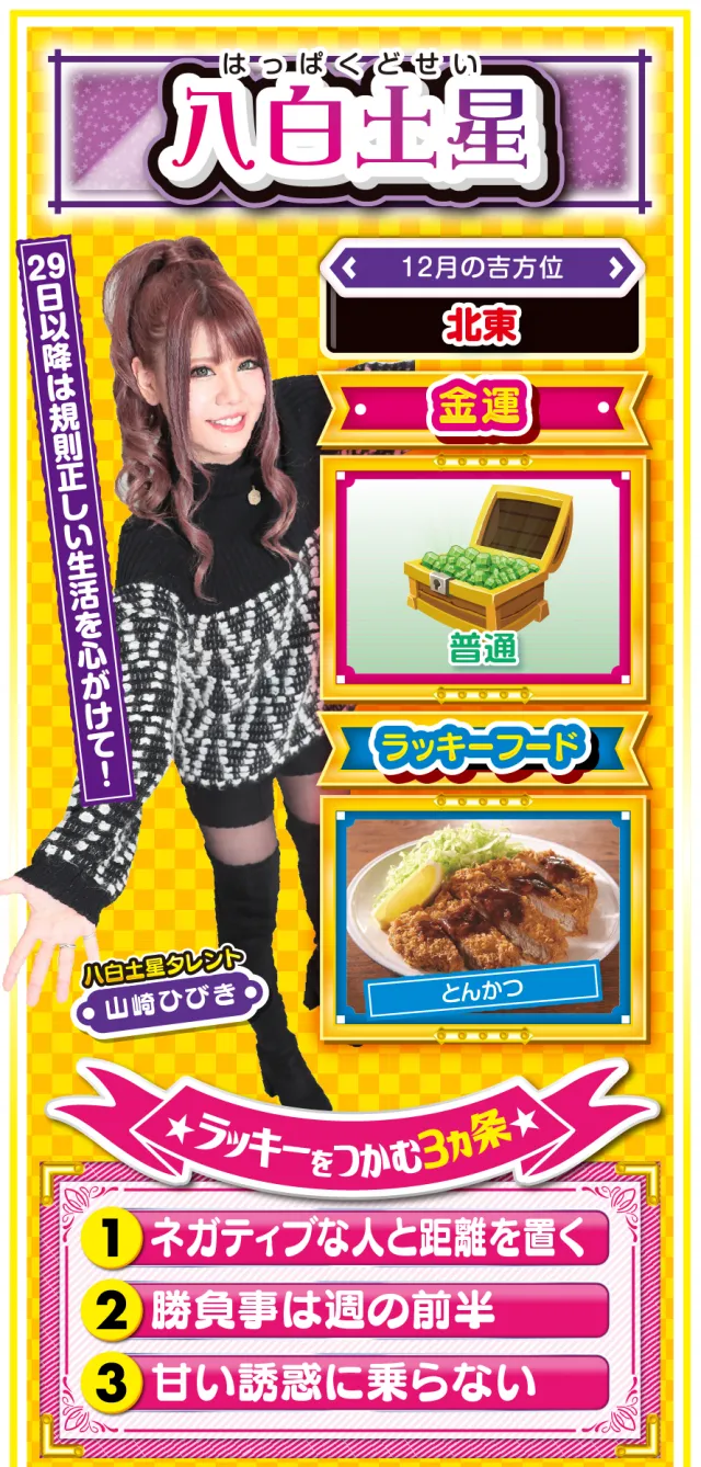 八白土星占い結果