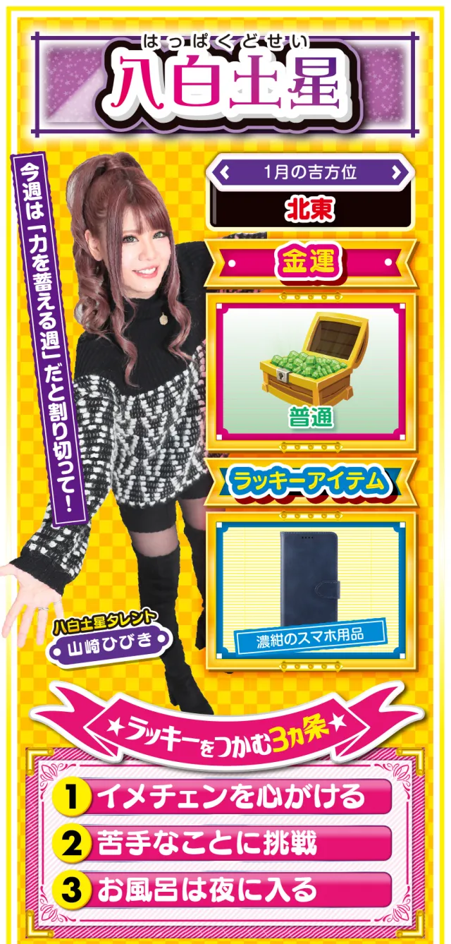 八白土星占い結果