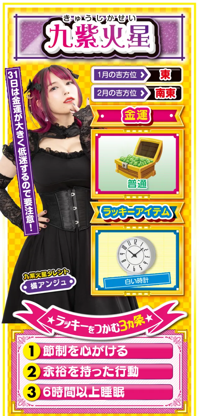 九紫火星占い結果