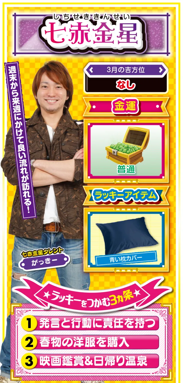七赤金星占い結果