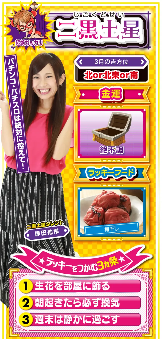 二黒土星占い結果