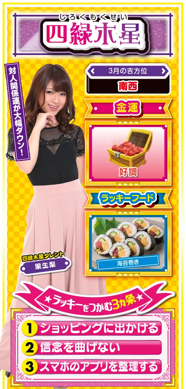四緑木星占い結果
