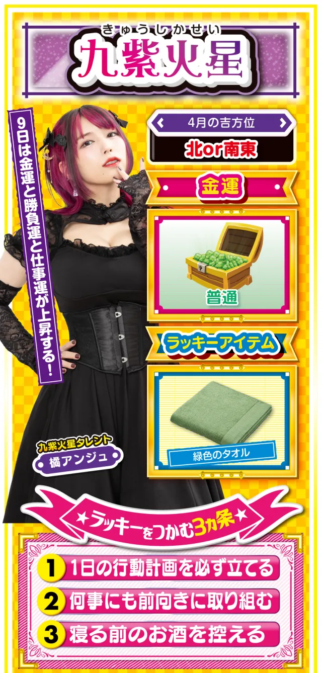 九紫火星占い結果