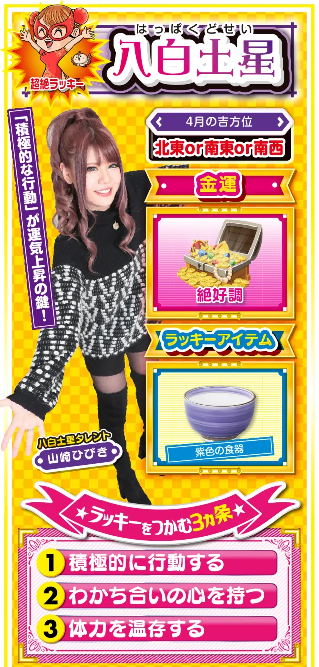 八白土星占い結果
