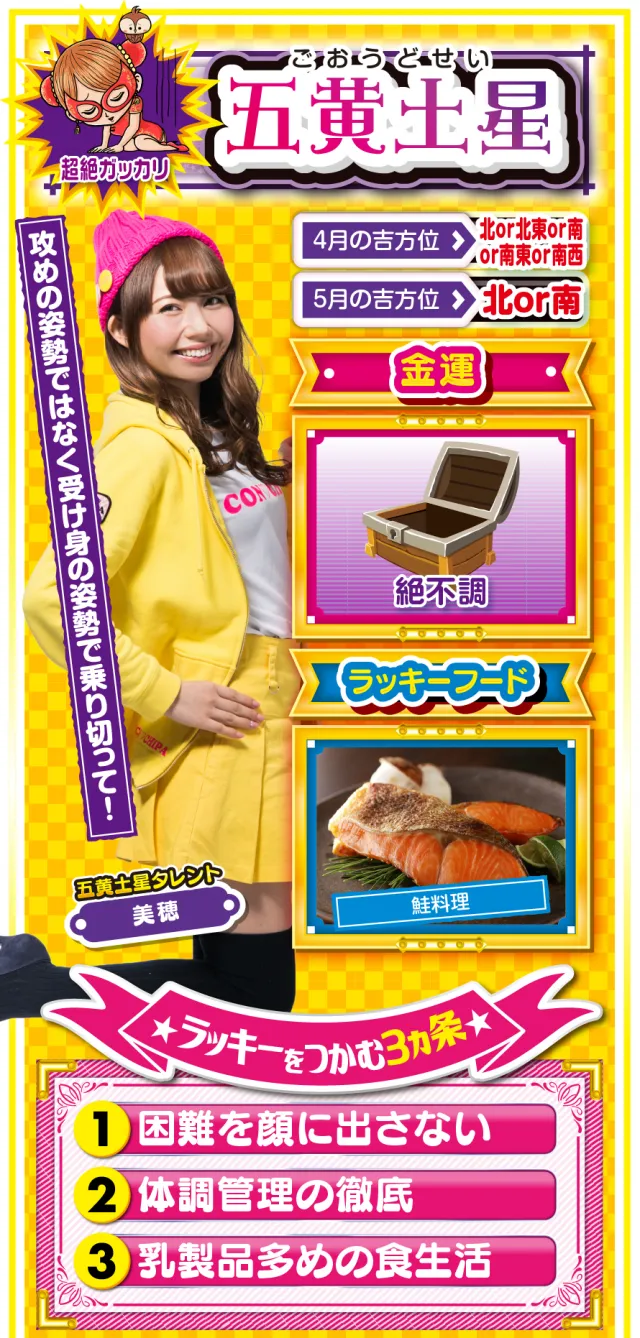 五黄土星占い結果