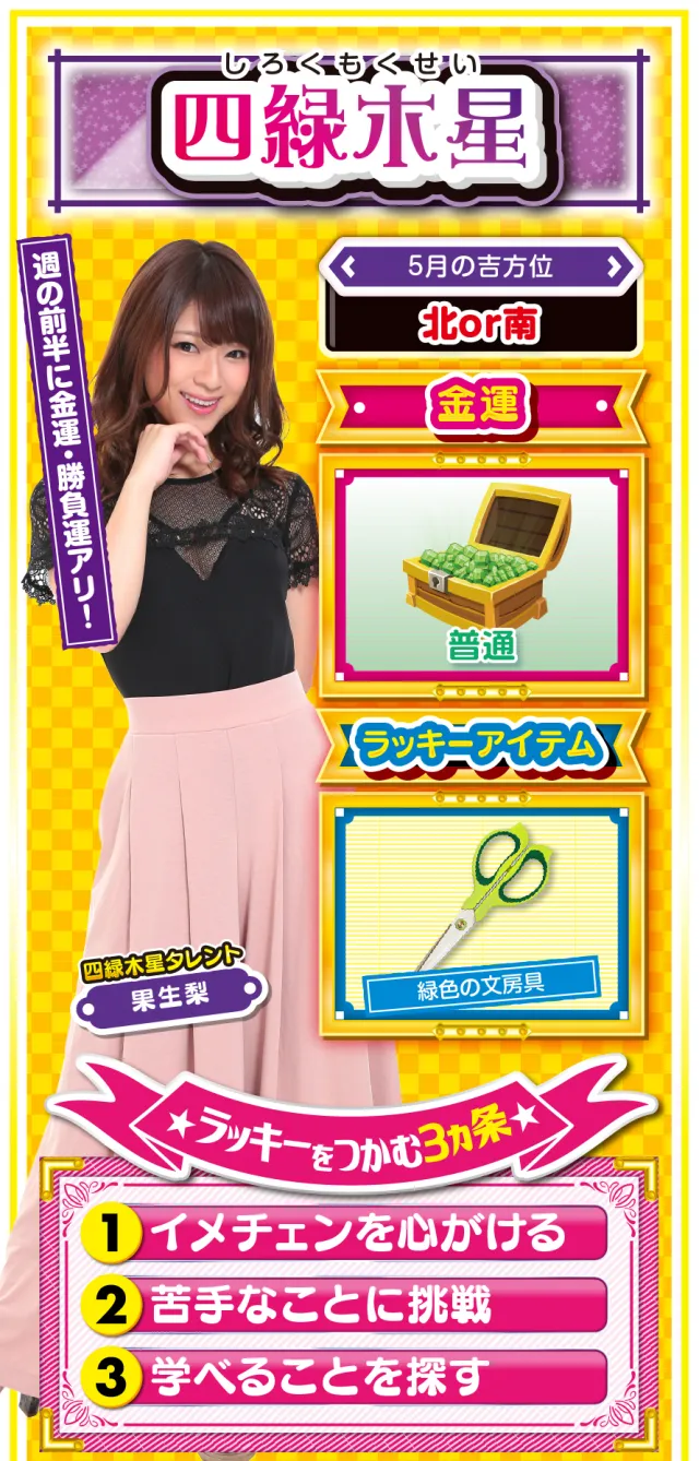 四緑木星占い結果