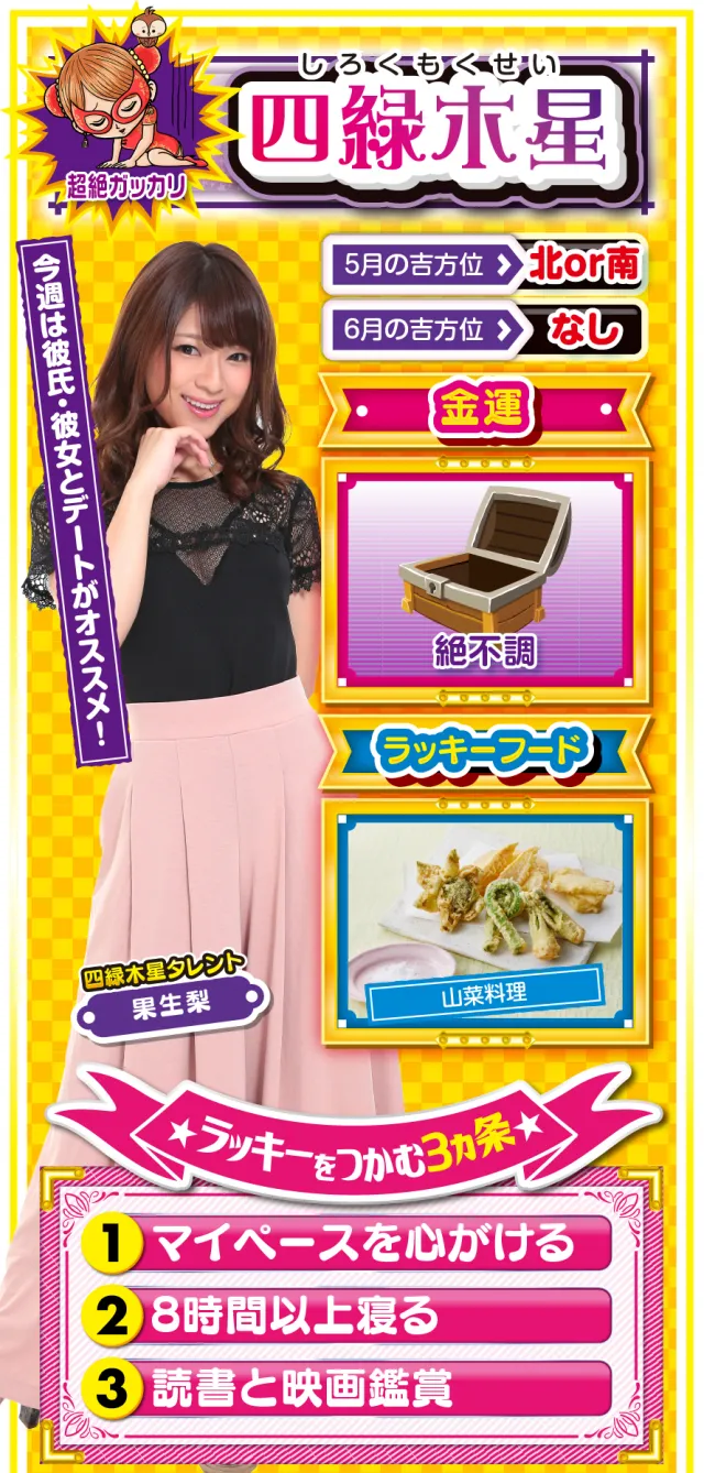 四緑木星占い結果
