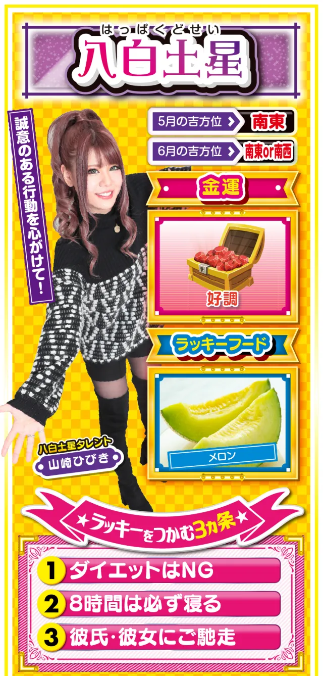 八白土星占い結果