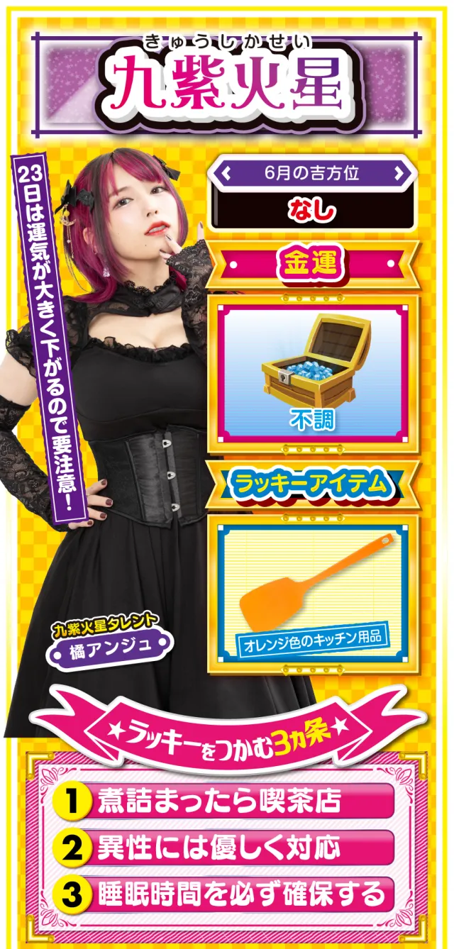 九紫火星占い結果