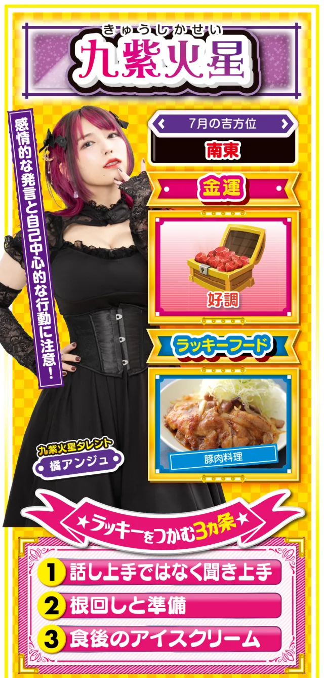 九紫火星占い結果