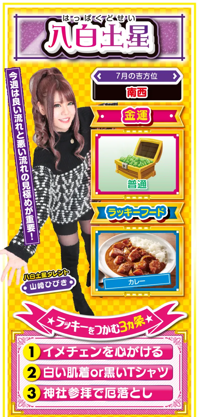八白土星占い結果