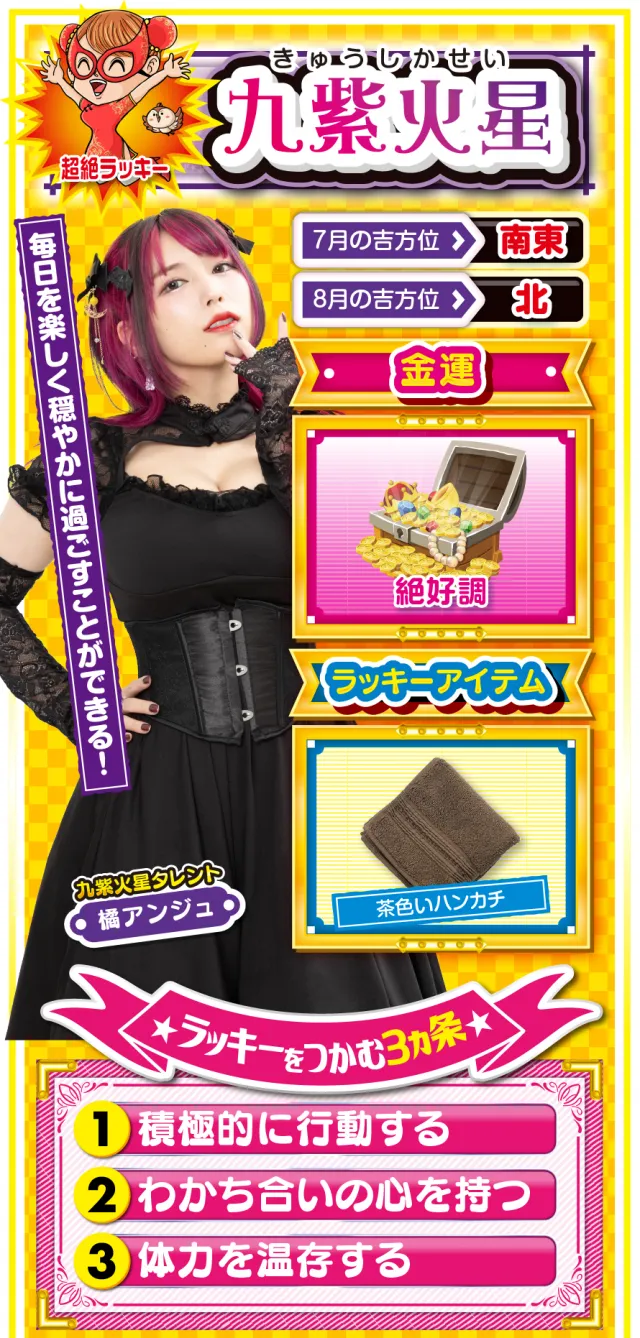 九紫火星占い結果