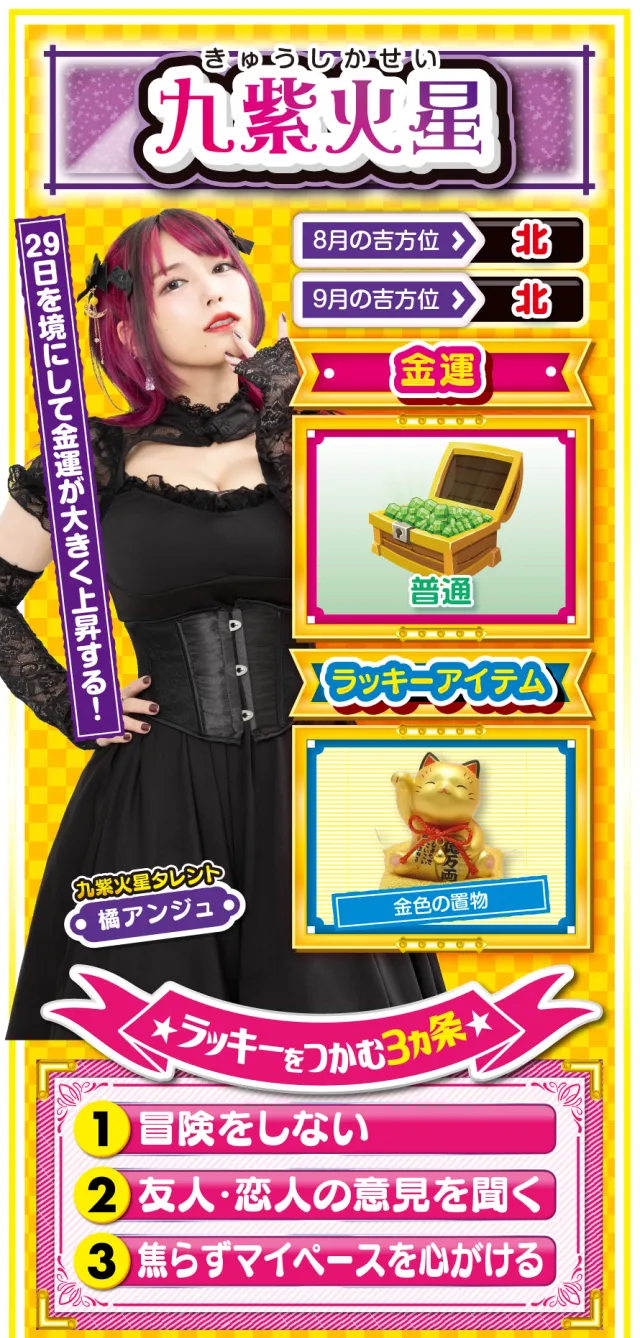 九紫火星占い結果