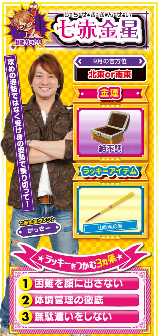 七赤金星占い結果
