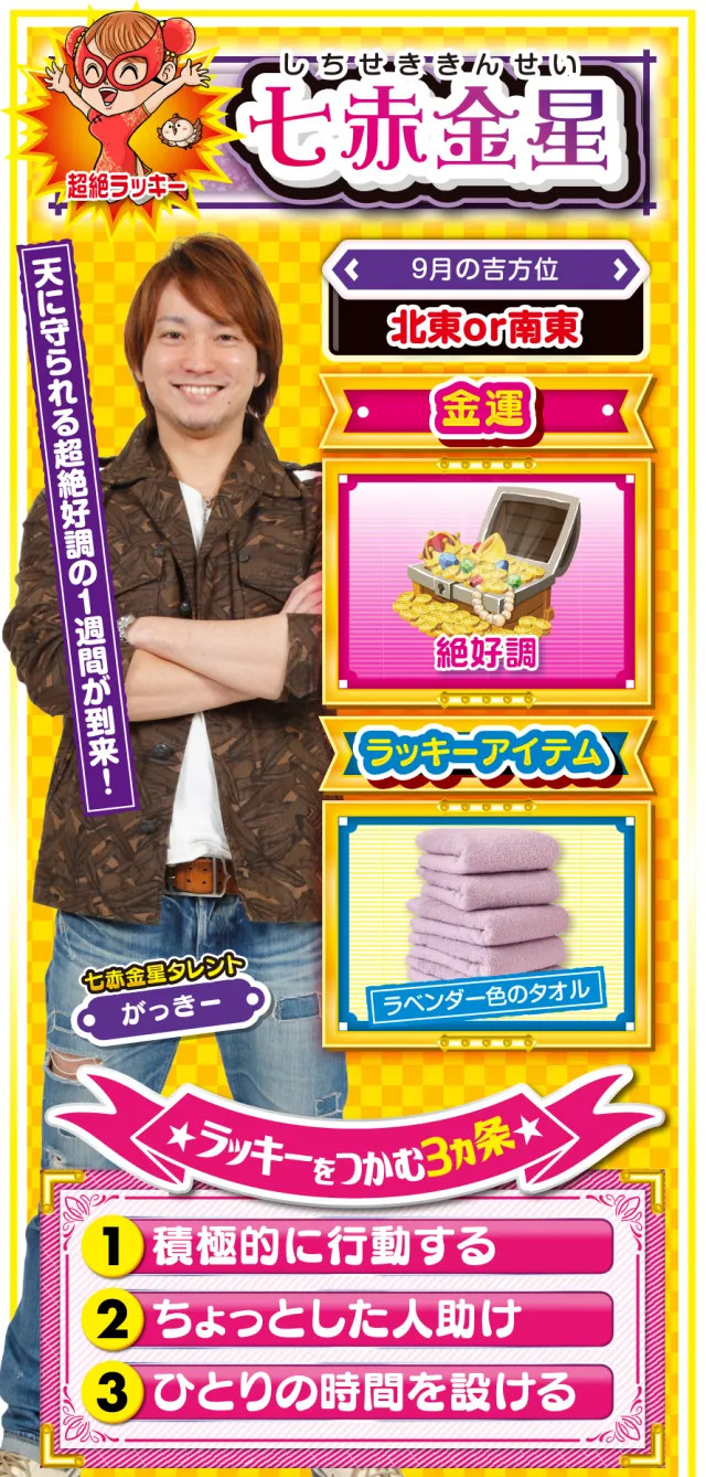 七赤金星占い結果