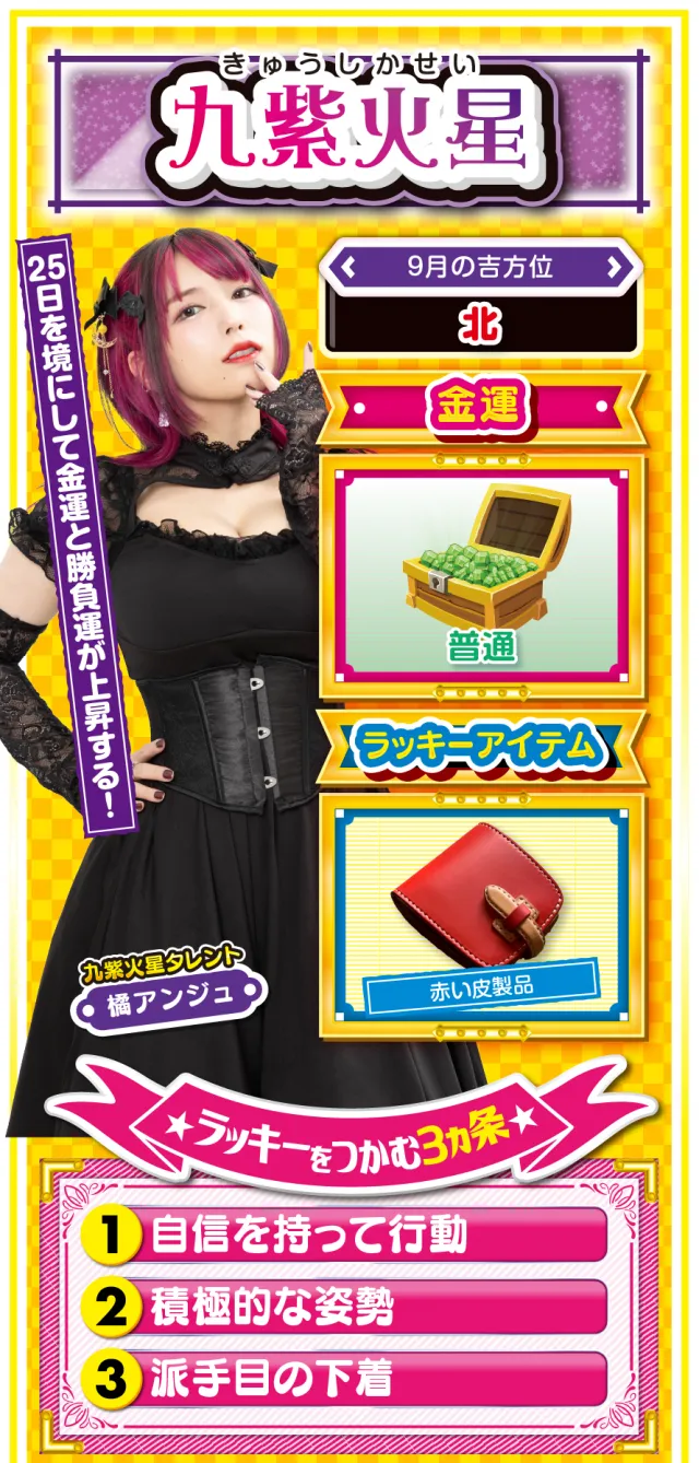 九紫火星占い結果