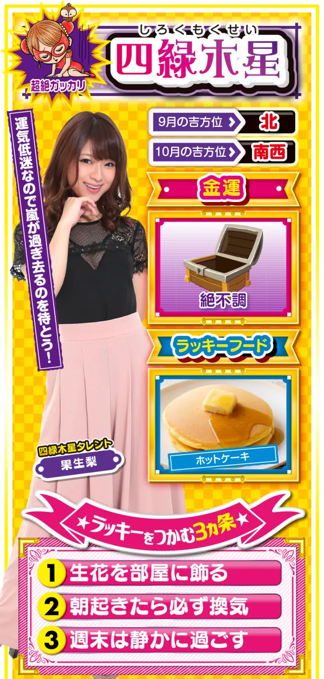 四緑木星占い結果