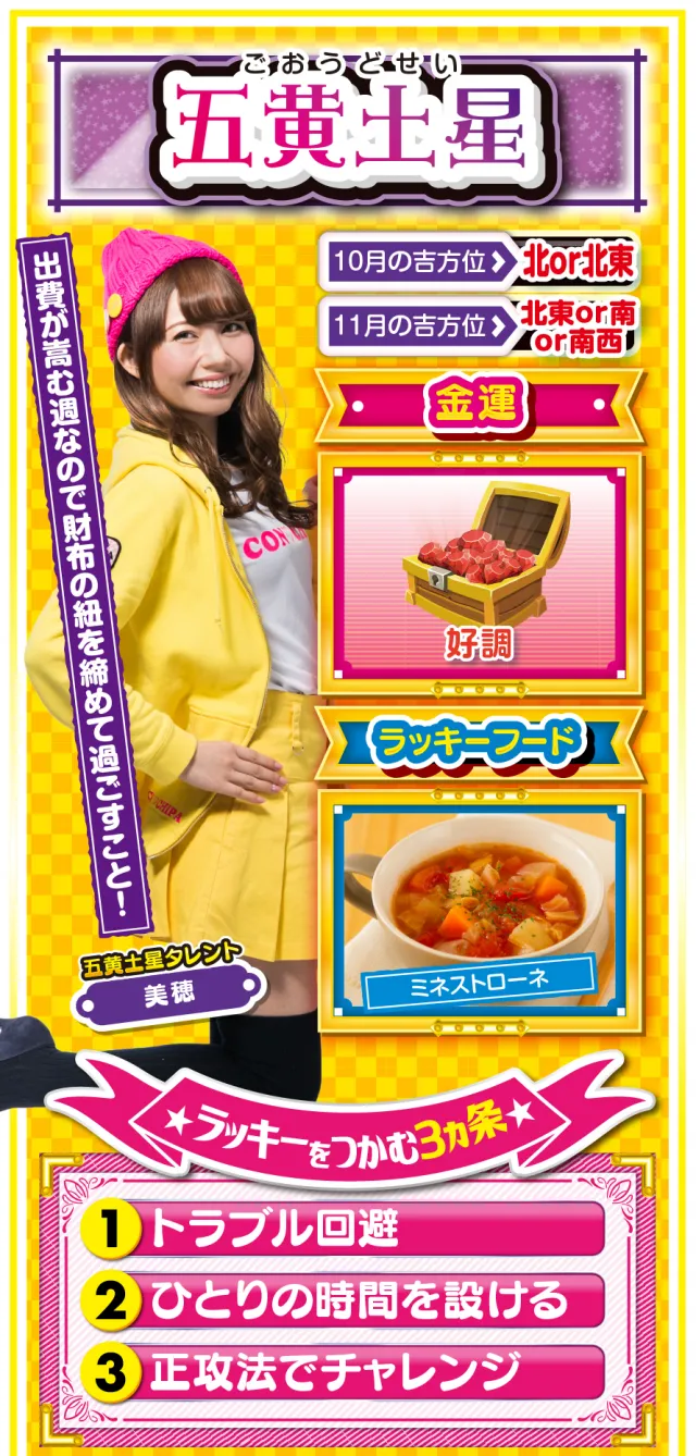 五黄土星占い結果