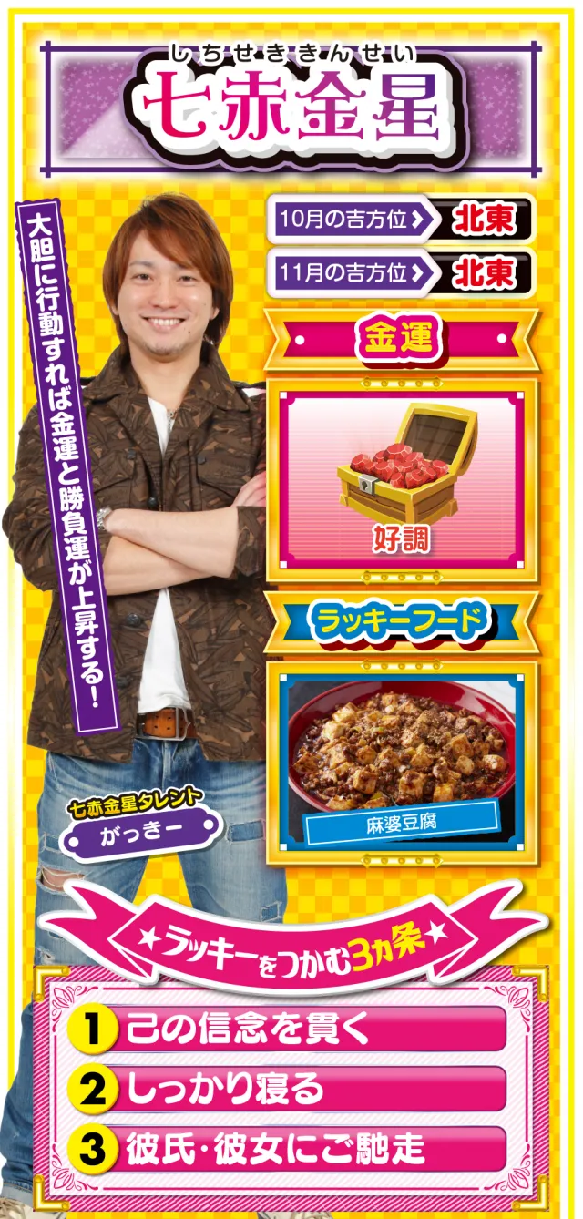 七赤金星占い結果