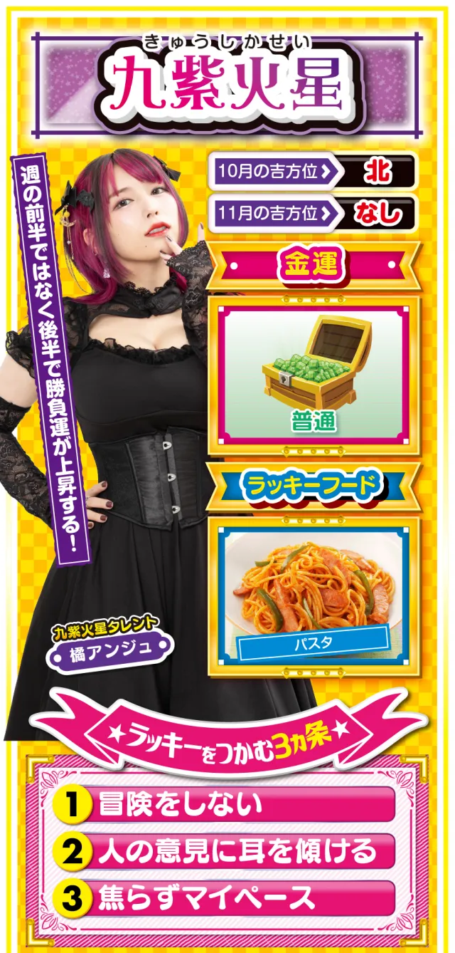 九紫火星占い結果