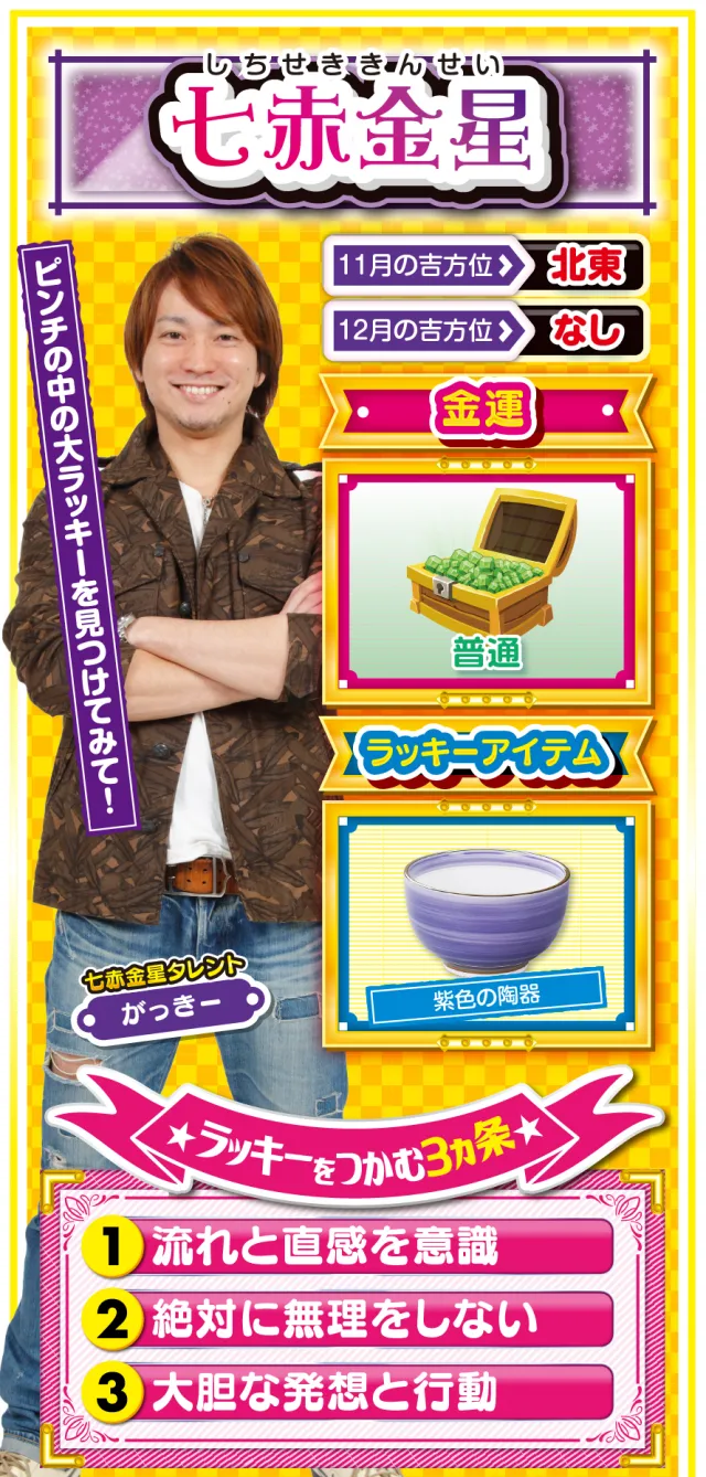 七赤金星占い結果