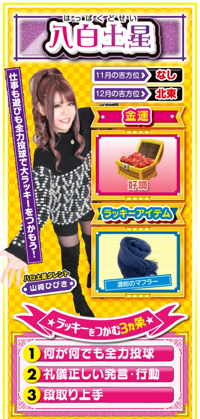 八白土星占い結果
