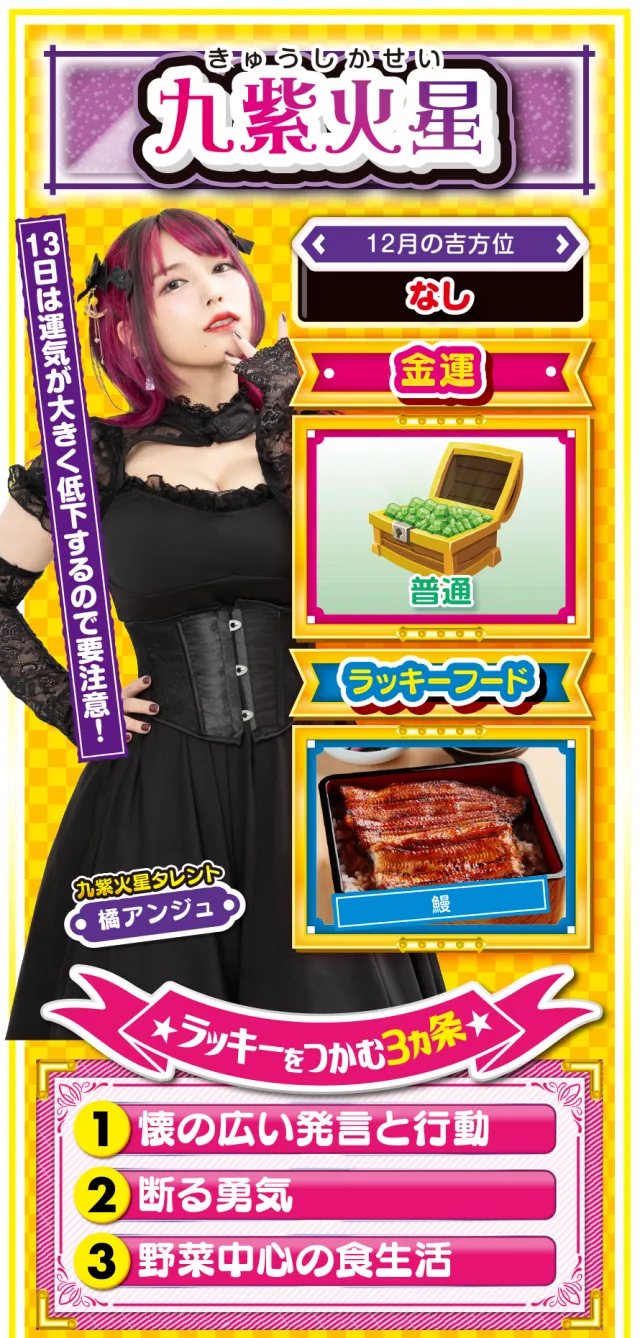 九紫火星占い結果