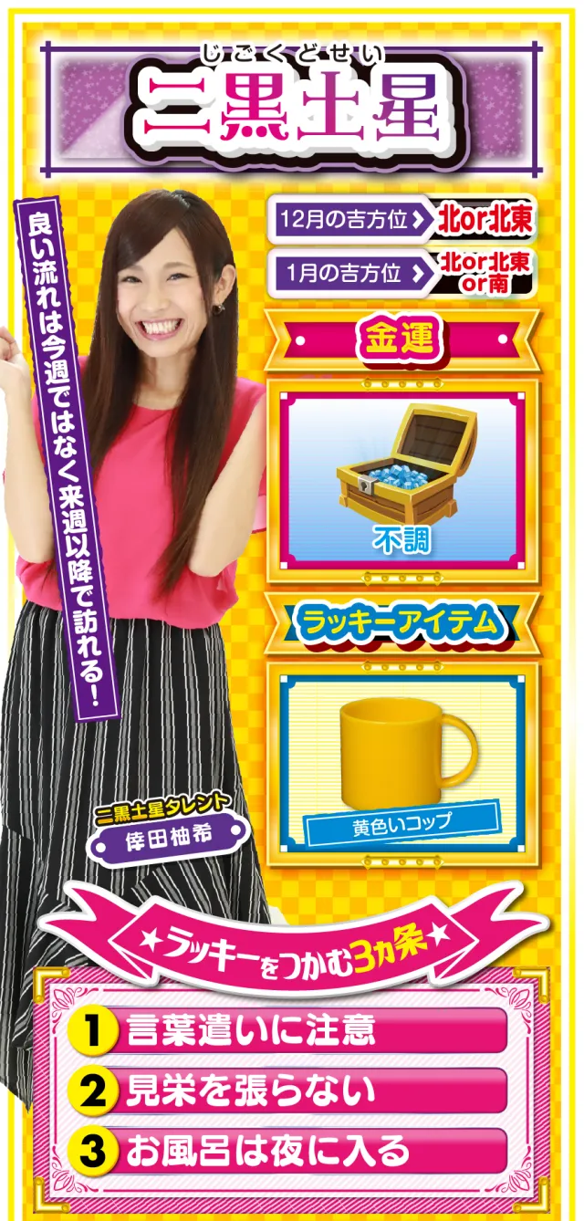 二黒土星占い結果