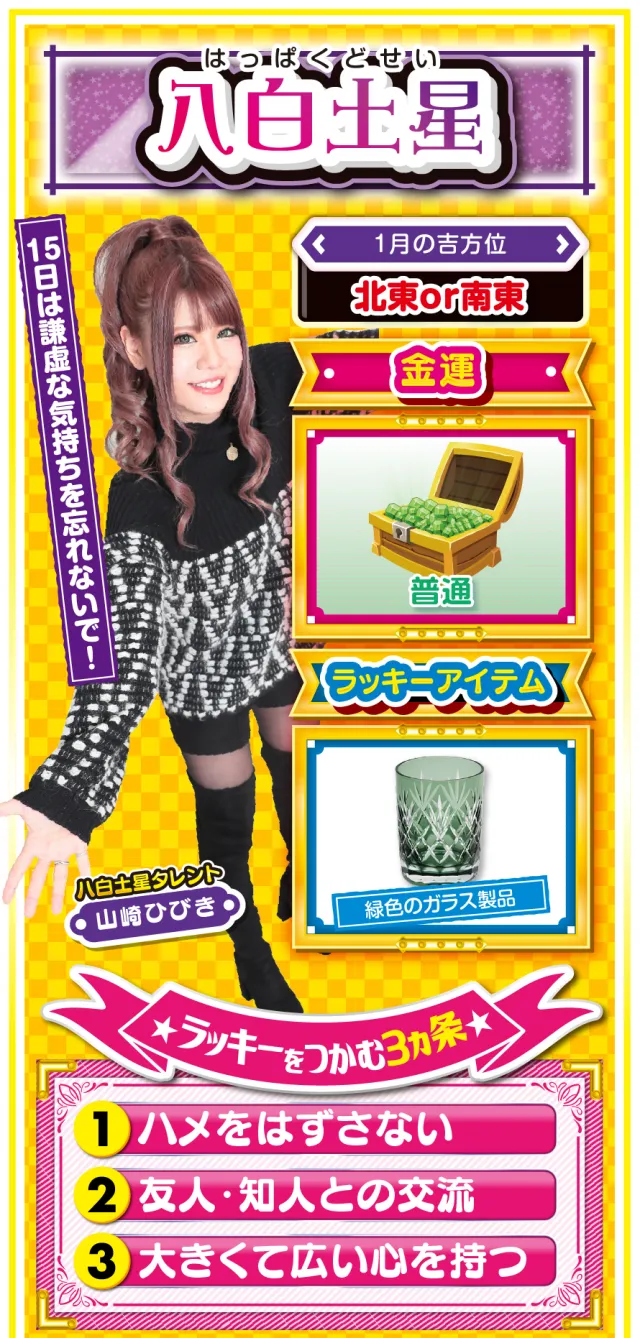八白土星占い結果