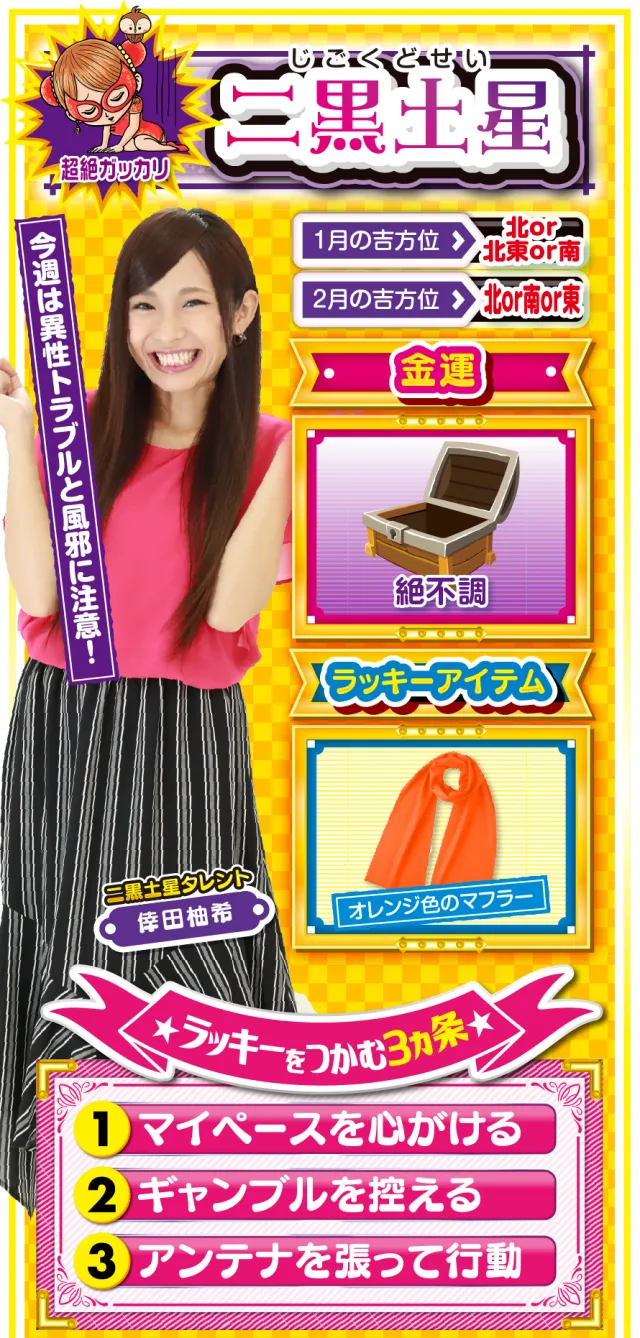 二黒土星占い結果