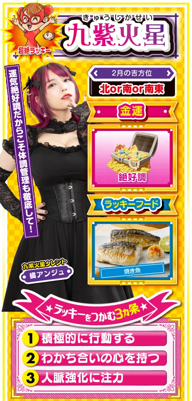 九紫火星占い結果