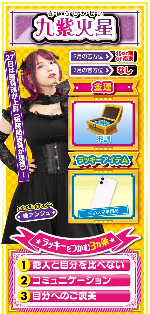 九紫火星占い結果