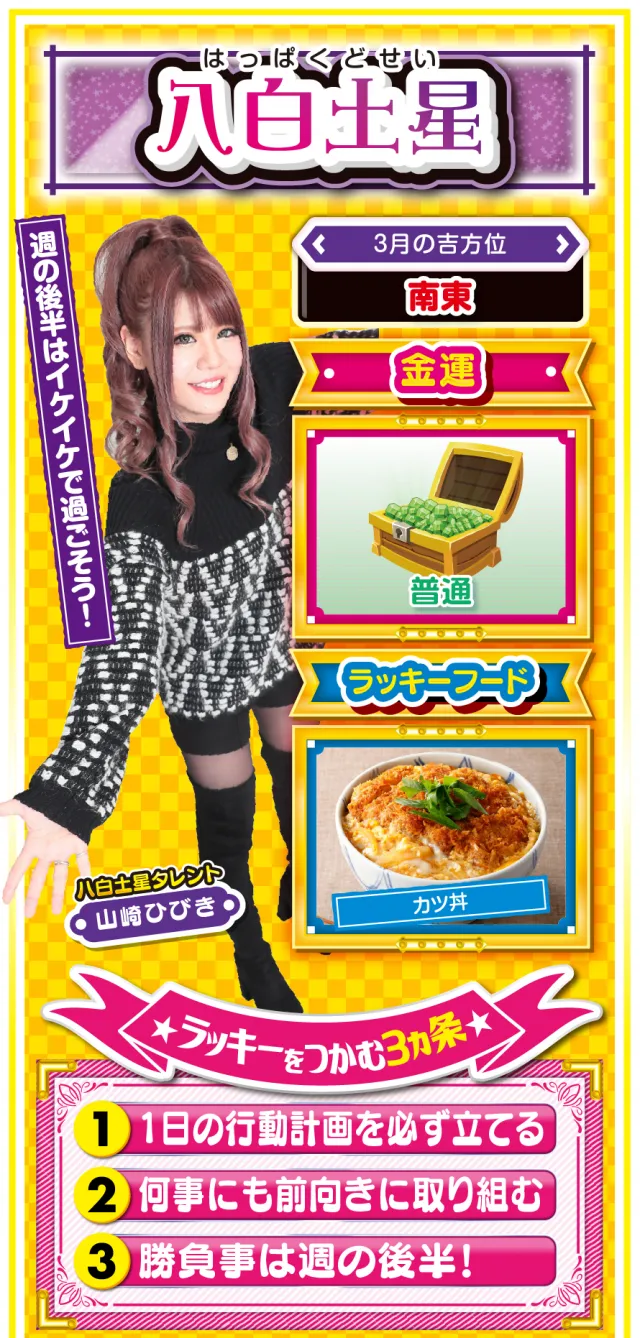 八白土星占い結果