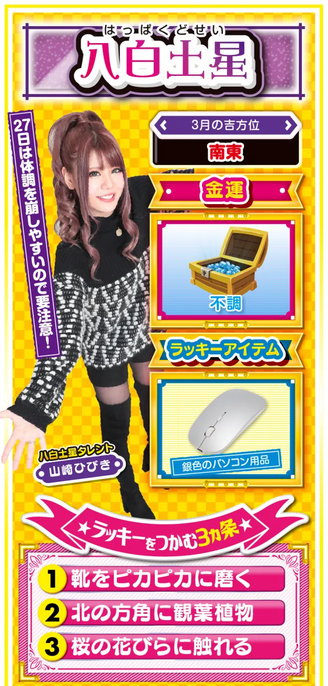 八白土星占い結果