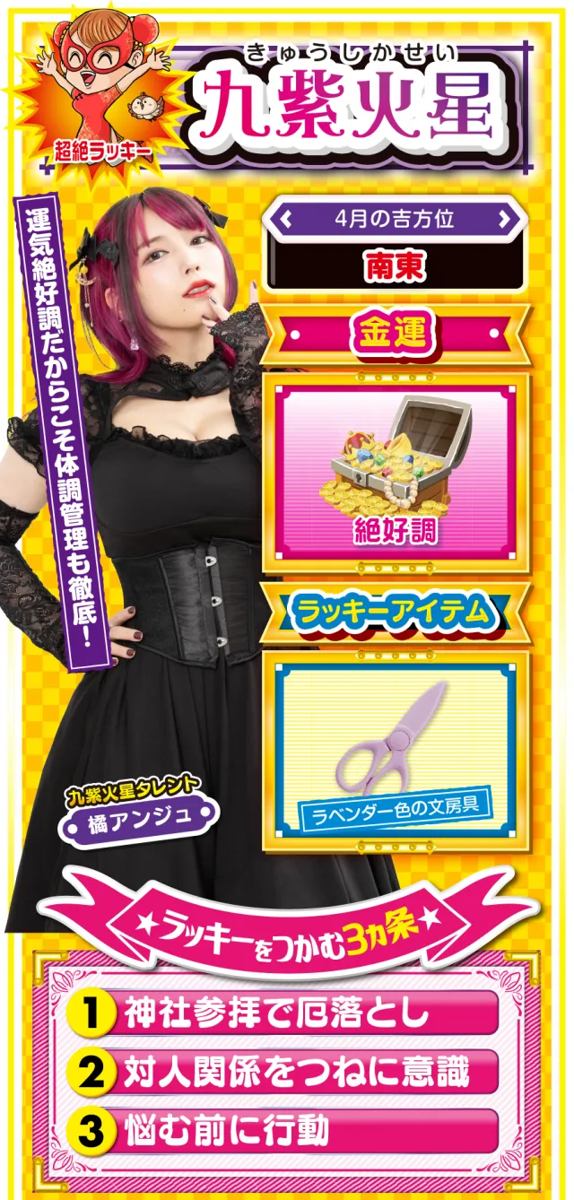 九紫火星占い結果
