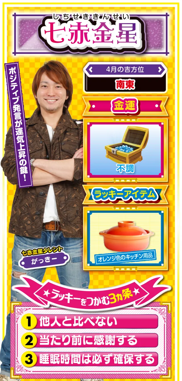 七赤金星占い結果