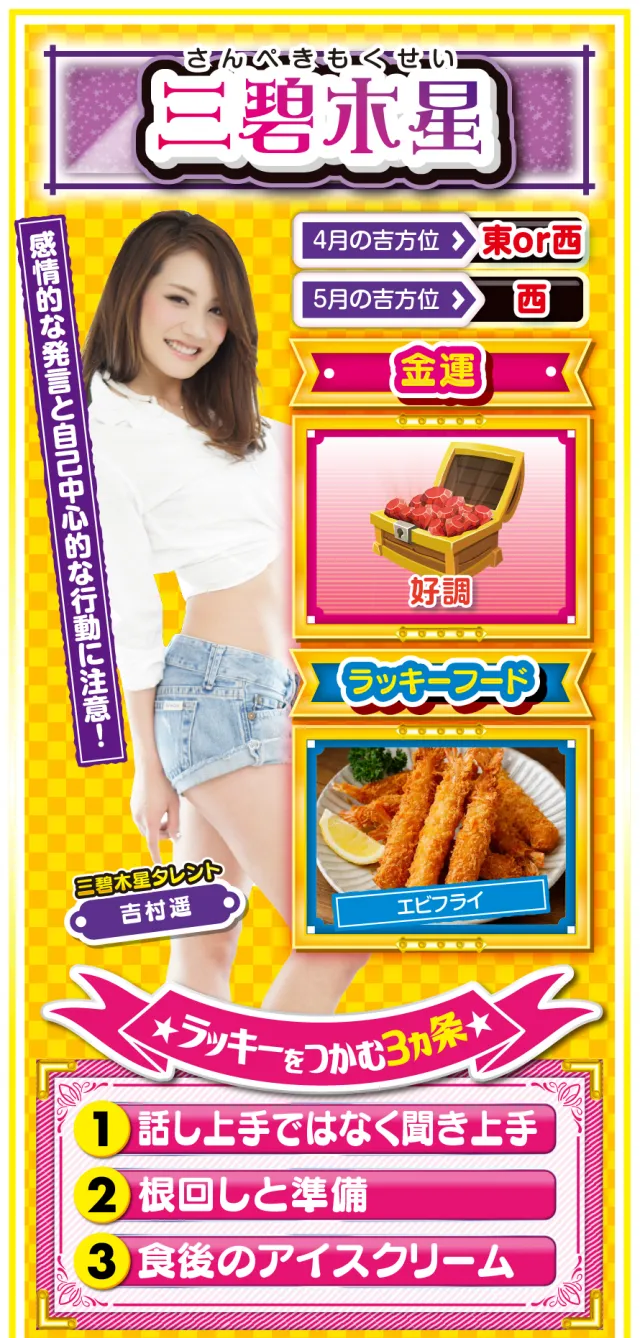 三碧木星占い結果