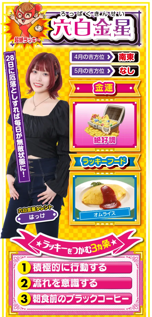 六白金星占い結果