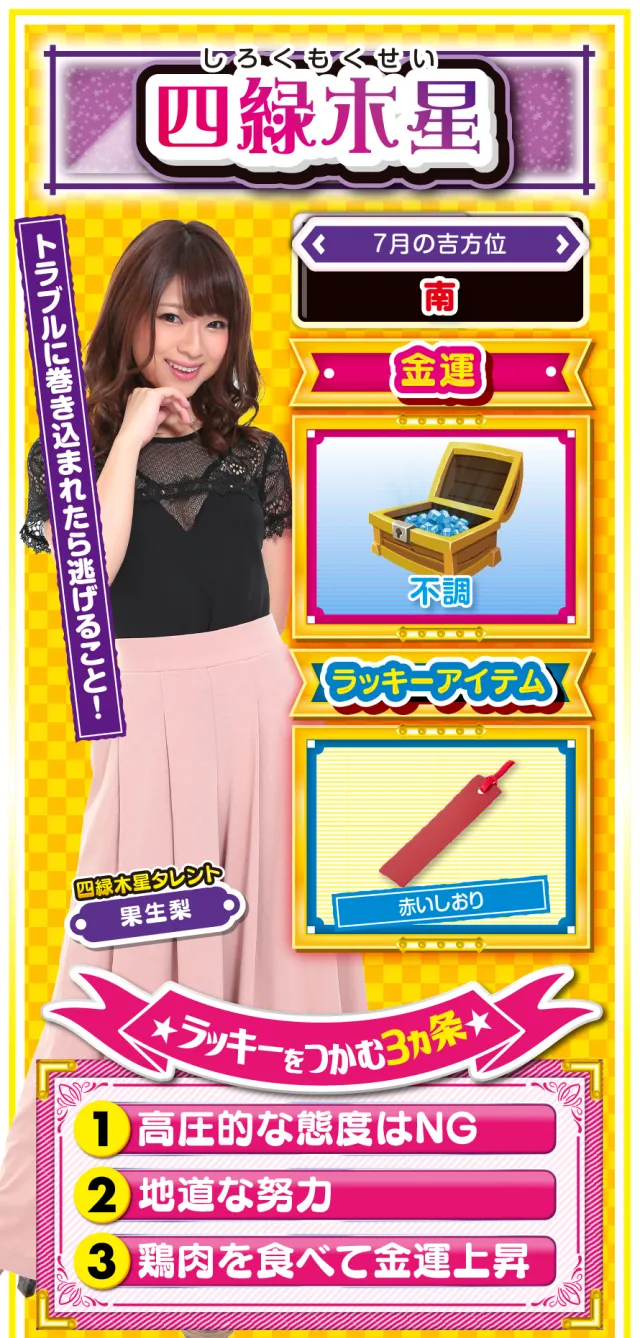 四緑木星占い結果