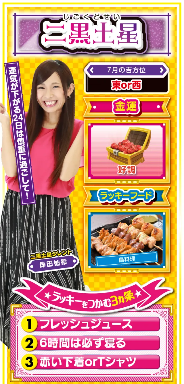 二黒土星占い結果